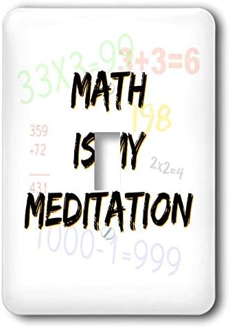 3drose Carrie Merchant 3drose citat-slika matematike je moja meditacija - jedan prekidač