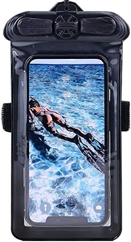 Vaxson futrola za telefon Crna, kompatibilna sa vodootpornom torbicom Hisense E30 suha torba [ne folija za zaštitu ekrana ]