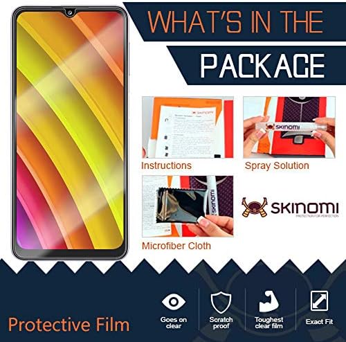Skinomi zaštitnik ekrana kompatibilan sa Samsung Galaxy A32 Clear TechSkin TPU HD filmom protiv mjehurića
