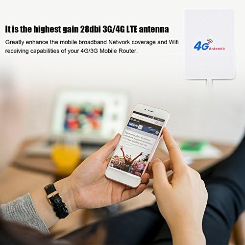3G / 4G LTE Antena, 28dbi High Gain Signal Amplifier Antena WiFi signal Booster Amplifier za mobilni ruter Huawei