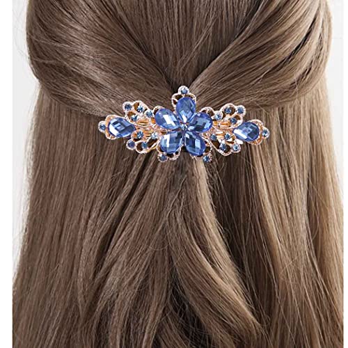 Bohend rhinestone kosa barrettes ukrasne kopče za kosu Nonsip Frialling Oprema za kosu Nakit za žene i djevojke