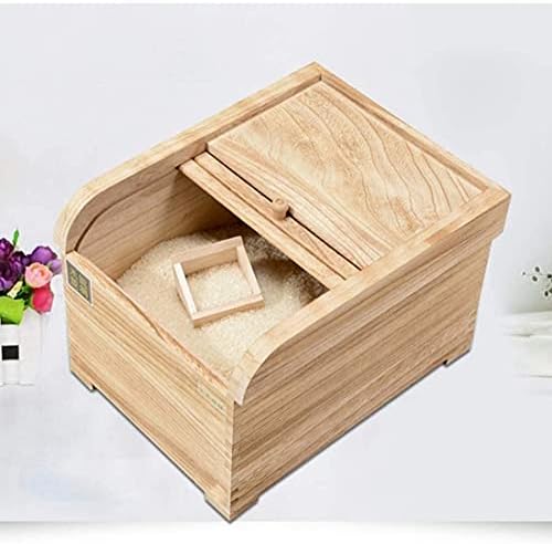 Kutija za skladištenje pirinča ACCDUER kanta za zrno sa poklopcem, kutija za skladištenje pirinča 15kg posuda za zrno sa kutijom za