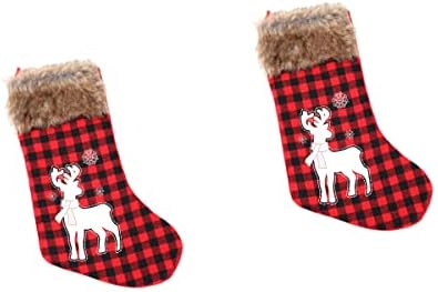 2 kom božićna čarapa ukras čarapa čarapa ukras kreativna čarapa Božićne ukrase Pokloni ukrasi