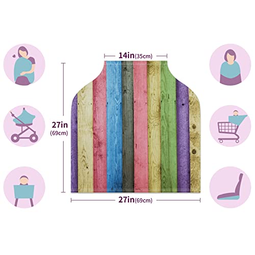Omote za bebe Rainbow akvarel drveni komad sestrinskog pokrivača dojene kolica za kolica za bebe za bebe višestruke novorođenčad Carseat