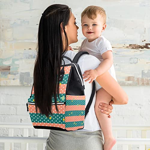 Stripe pelene tote torbe mammmy ruksak veliki kapacitet pelena torba za staračku vrećicu za brigu o bebi