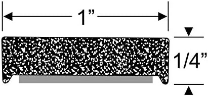 Steele Gumeni proizvodi - 12FT Dužina Univerzalna 1/4 x 1 pravokutna spužva guma W / Peel n Stick - 70-4306-73