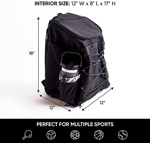Backpad pikallball, podesiva multi-sportska torba za muškarce i žene, veliki skladišni kapacitet za kiseli set za kiselicu i bocu