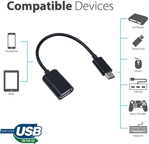 OTG USB-C 3.0 adapter kompatibilan sa vašim Philips TAS2505B / 00 za brzu, verificirane funkcije, višestruke funkcije kao što su tastatura,