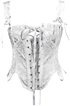 Ženski seksi bustrier corset top y2k čipka za ušice cvjetni tisak Push up gornji dijelovi Vintage Tank Top Party Clubwear Bodice