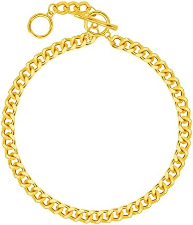 Tomay trendi Gold choker ogrlice za žene djevojke 14k pozlaćeni ivičnjak Link zdepast lanac Miami Cuban Link nakit Valentinovo Pokloni