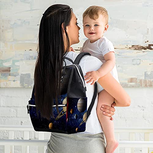 Vanjski prostor Galaxy pelene tote torbe mammmy ruksak veliki kapacitet pelena torba sestrinska torba za brigu o bebi