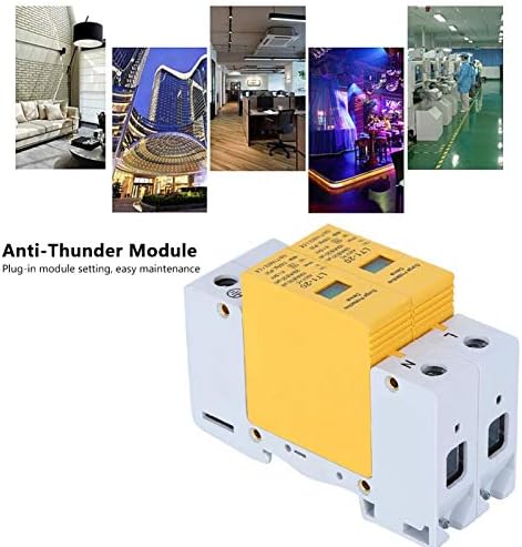 Uređaj za zaštitu od prenapona, 2P žuti modul protiv? Thunder modularni uređaji LT1? 20 20ka