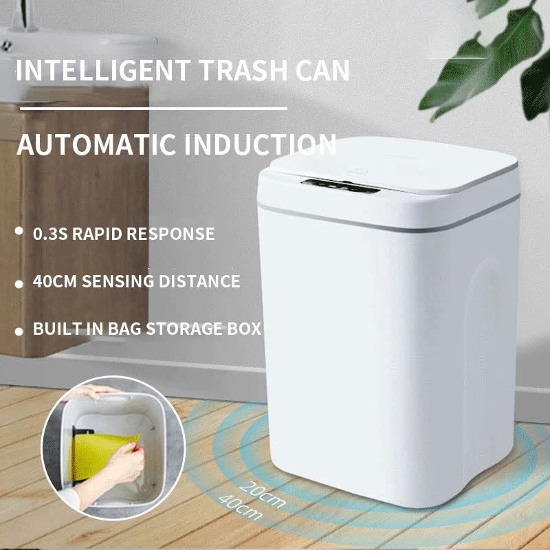 ANMMBER inteligentna indukcijska kanta za smeće automatska indukcijska kanta za smeće kuhinjska spavaća soba Električna kanta za smeće