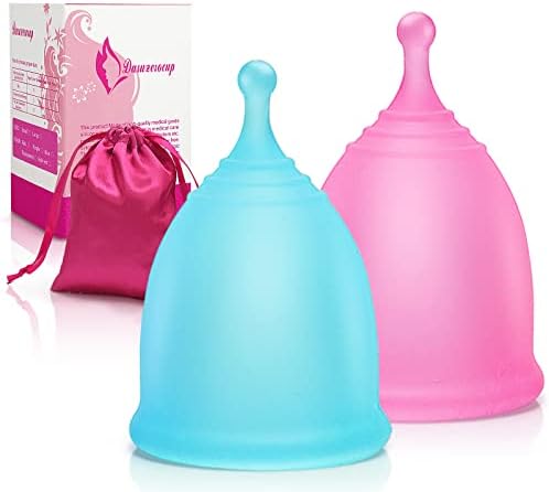 Menstrualne čašice period Cup Multi Pack Heavy Flow fleksibilna za jednokratnu upotrebu Softcup mala ili velika dva pakovanja sa silikonskim mekim čašicama za skladištenje menstrualne organske čašice male