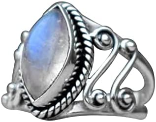 2023 Vintage Gem ženski prsten opal bijeli kamen zaručni prsten prsten