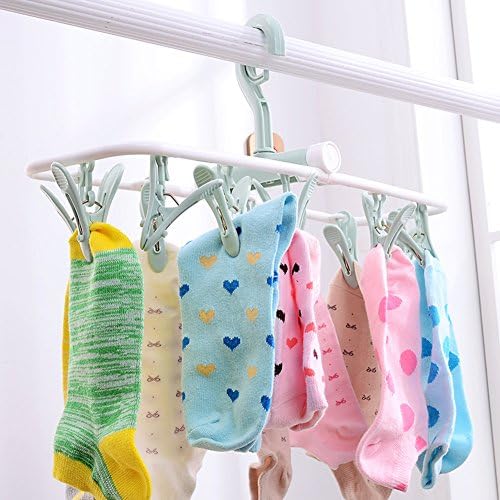 YUMUO multifunkcionalni Sklopivi plastični stalak za odjeću za donje rublje stalak za sušenje čarapa za domaćinstvo-E