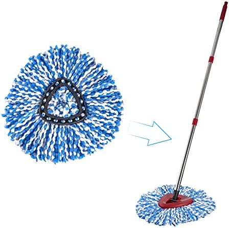 Matthew Cleaning 6pack Blue Microfiber Spin Mop zamjenska glava kompatibilna sa O Cedar EasyWring Spin Mop zamijenite glavu-EasyWring
