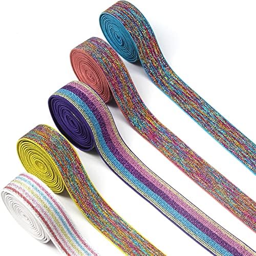 Gumice za periku gumice 25mm višebojne elastične trake pojas za DIY torbe za odjeću cipele Hair ukras pribor za šivanje elastična