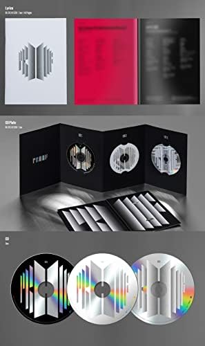 Dreams Bts Bangtan Boys - Proof Standard Edition [BTS Anthology Album] CD + preklopljeni poster + Dodatni fotokarani, crni, 188 x