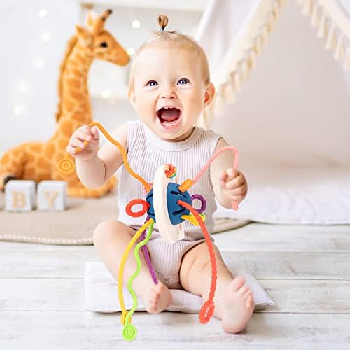 Neslgenc Baby Toys 12-18 mjeseci, Montessori igračke za 1 godinu Dječak Dječji senzorni igračke za bebe 6-12 mjeseci Dojenčad String Igračke za božićne ljestvice Rođendani pokloni za Toddler & Baby