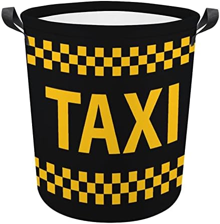 Taksi Logo korpa za veš sklopiva visoka korpa za odeću sa ručkama torba za odlaganje