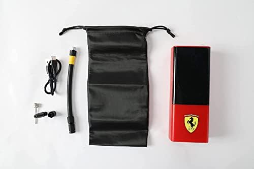 Dakott Ferrari 3PCS set uključuje - Ferrari ruksak za crtanje - Ferrari br. 2 Soccer Ball & A Ferrari prijenosni klipni kompresor,