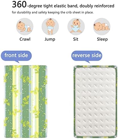 Striped tematski postavljeni mini kreveti, prenosivi mini krevetići ultra meki materijal-odličan za dječaka ili djevojčica soba ili