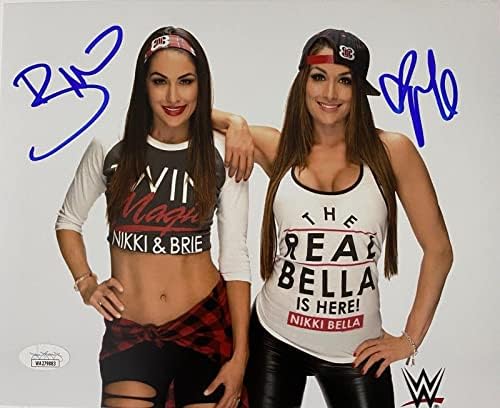 WWE Exclusive The Bella Twins Brie & Nikki potpisali su 8x10 fotografija JSA Autentic 4 - autogramene fotografije hrvanja