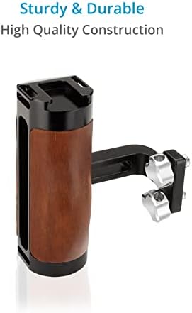 Proim Snaprig Wood mini bočna ručka za kavez za kameru i opremu za kameru. Ergonomski zahvat za udobno ručno snimanje, opcija podesiva
