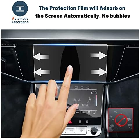 Ruiya zaštitnik ekrana za 2020 + Audi Q7 10.1 u MMI Infotainment Touchscreen Audi Q7 dodatna oprema 9HD kaljeno staklo Compaitlbe