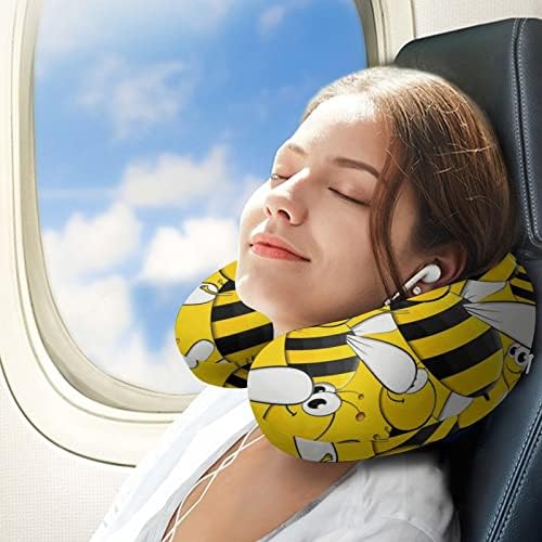 Crtani pčelinji pjevački jastuk za pjenu za glavu pjena za glavu za spavanje za spavanje za glavu za automobilski ured za avion