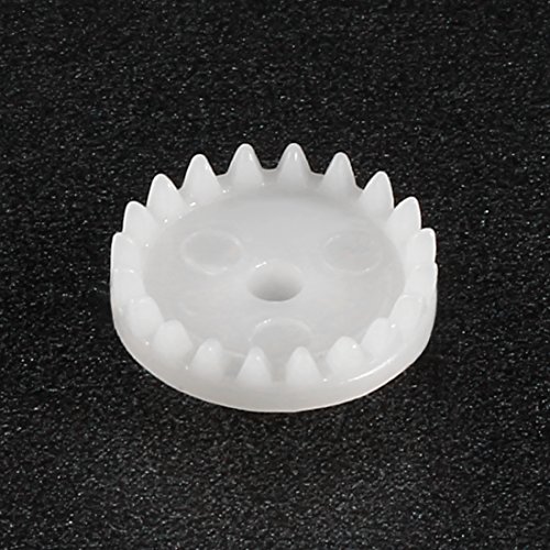 uxcell 30kom plastični zupčanici 20 zuba Model C202a reduktor plastični crv zupčanici za RC Auto Robot Motor