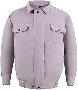 ZSQAW Summer outdoor Cooling Fan Jacket muško Klimatizacijsko odijelo odjeća za zaštitu od sunca Građevinska radna odjeća otporna