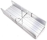 Metalna kutija za Mitre kompanije Excel Blades-Aluminijumska i čelična konstrukcija-napravljena u SAD - 6 inčna mala kutija za Mitre