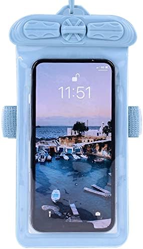Vaxson futrola za telefon, kompatibilna sa Cubot Quest Lite vodootpornom vrećicom suha torba [ ne folija za zaštitu ekrana ] plava