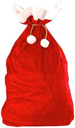 Amosfun Santa torba poklon torba Božić vezica poklon torba Santa Claus poklon torba crvena Božićna zabava Favor torba velike veličine