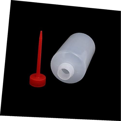 X-DREE 500ml meka plastika ravno crveni kljun Squeeze Industrijska boca za doziranje(Nova Lon0167 500ml meka istaknuta Plastična ravna