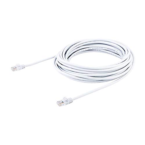 Startech.com 10M bijeli CAT5E kabel za patch sa šnajama RJ45 konektorima - dugi Ethernet kabel - 10 m Cat 5e UTP kabl