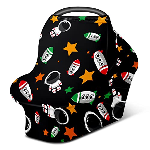 Dječji prekrivači za sjedalo za mjesto Stars Astronaut rakete Nursing CoverFeeding kolica sa šal kolica za bebe Multiuse Infant Carseat