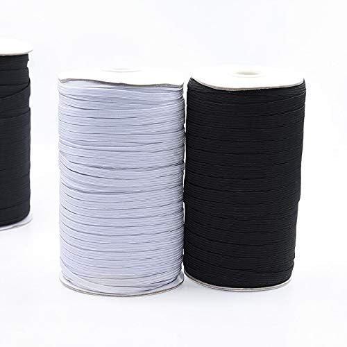 Ttndstore elastične trake 5metara 3/6/8/10/12/15/25/30/35 / 40MM bijela crna najlonska elastična traka odjevne pantalone za šivenje
