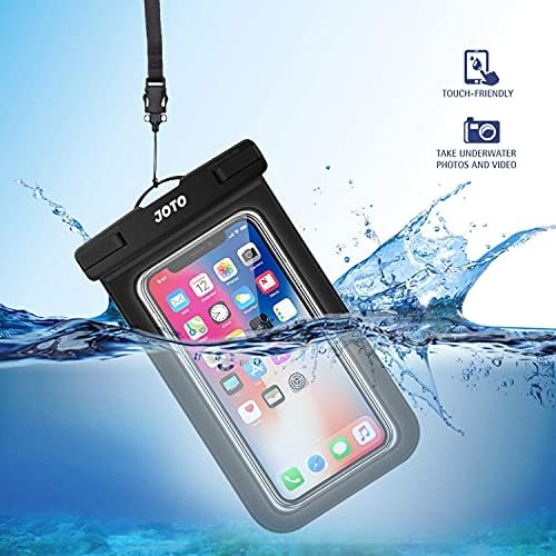 JOTO Universal Waterproof tobogan Cellphone Dry Bag Case Bundle with [6 Pack] Universal vodootporna torbica za Telefone do 7.0