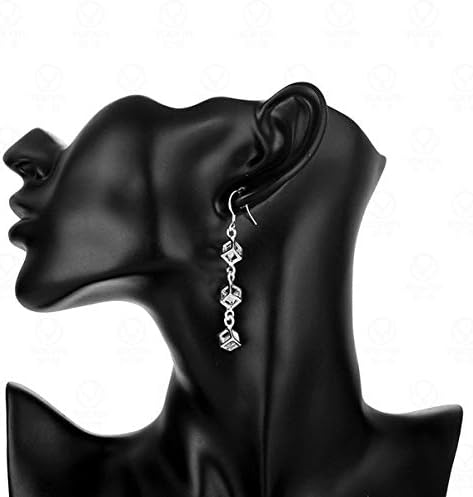 WAINIS 8 pari klasične naušnice za žene jednostavne dvostruke uvijanje duge niti modni posrebreni nakit za naušnice