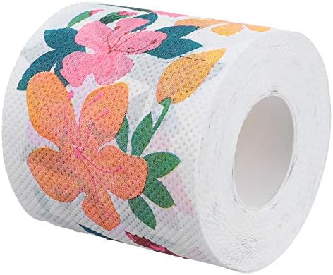 ABOOFAN 1 rolna šareni štampani rolni papir toaletni papir izvrstan papir za maramice