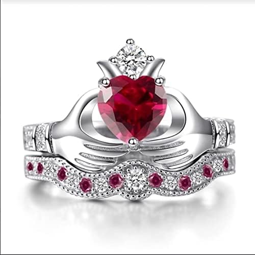 Zaručnički prstenovi za žene Poklon bijeli zaručnički nakit rezani kameni prsten Luksuzni vjenčani ručno rađeni prstenovi slatki trendi
