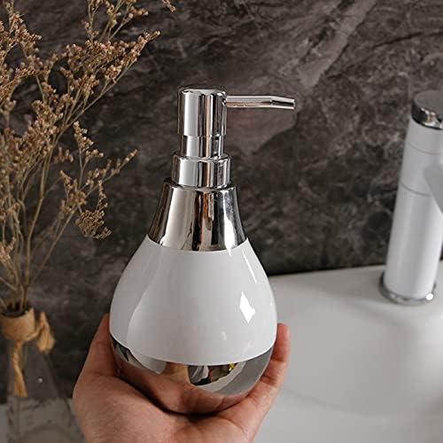 Huijie keramički sapun sa pumpom za kupatilo Kuhinja - 500ml nordijski stil izvrsne sferne boce za tekuće losine, ručni šampon boca