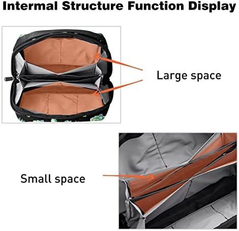 Organizator putne kablove, tehnički organizator, elektronički organizator, kablovska organizacija torba, sočni kaktus cvijet zelena