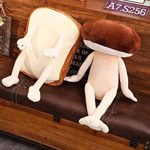 Uongfi slatka gljiva plišana igračka jastuk jastuk jastuk jastuk hljeb lutka zabavna igračka