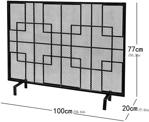 FEIYIYANG ekran za kamin jednostavan Nordijski Zlatni Crni kamin Pregradni dom sa mrežnim ekranom za vrata od kamina početna niska