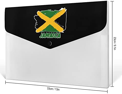 Jamajka Zastava A4 Fascikle 6 Džepova Harmonika Organizator Datoteka Vodootporna Mapa Dokumenata