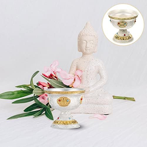 BESPORTBLE stol Topper Buddha voda nudi šolju metalna oltarska čaša žrtveni čaj pehar hram Sveti Kup čaša bogatstva budistička voda